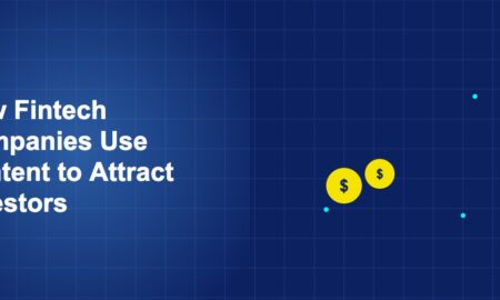 Illustration of fintech companies use content to attract investors