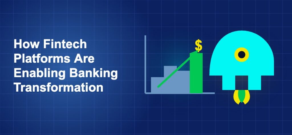 Dark blue fintech illustration with + icons in side-by-side composition