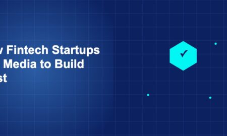 Illustration of fintech startups use media to build trust