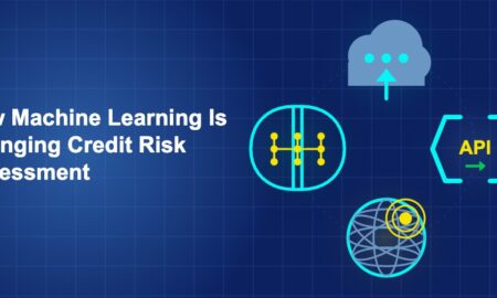 Dark blue illustration showing icon, icon, icon, icon in circular composition