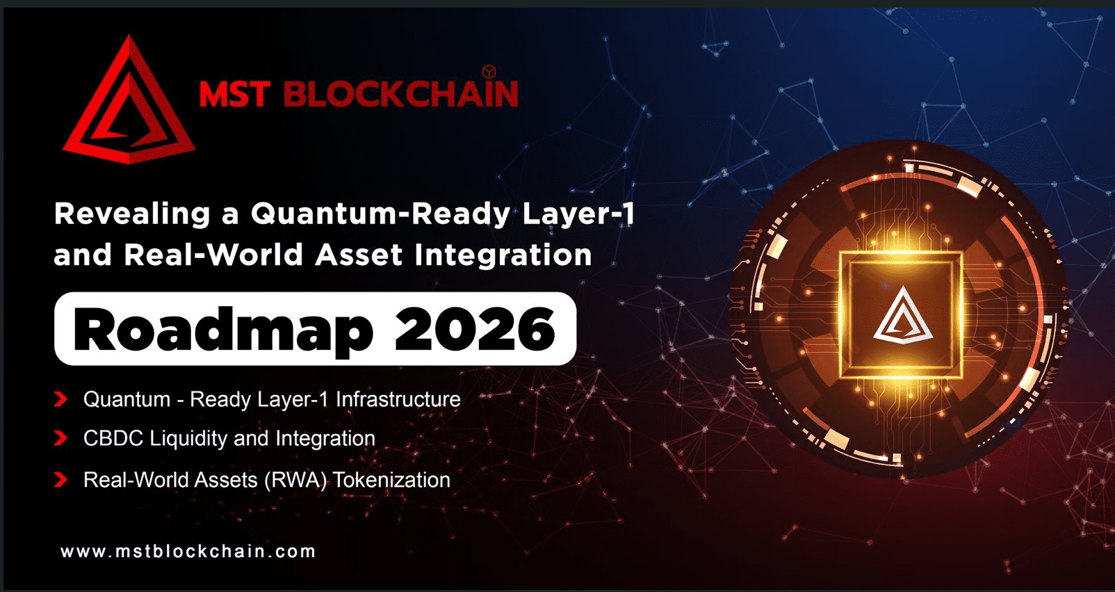 MST Blockchain Unveils Roadmap 2026, Outlining Quantum-Ready Layer-1 Infrastructure and Real-World Asset Integration Strategy