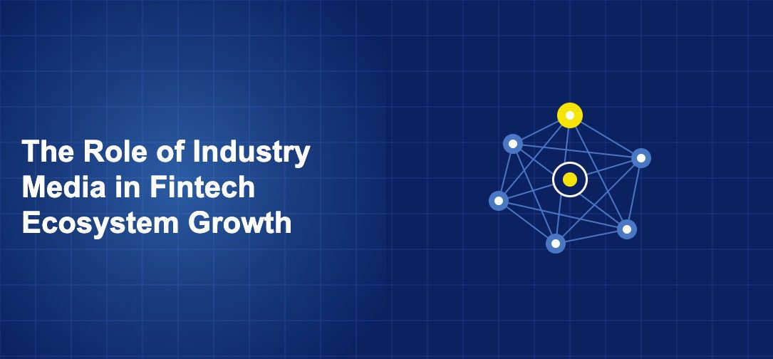 Illustration of network concept with geometric shapes on dark blue background