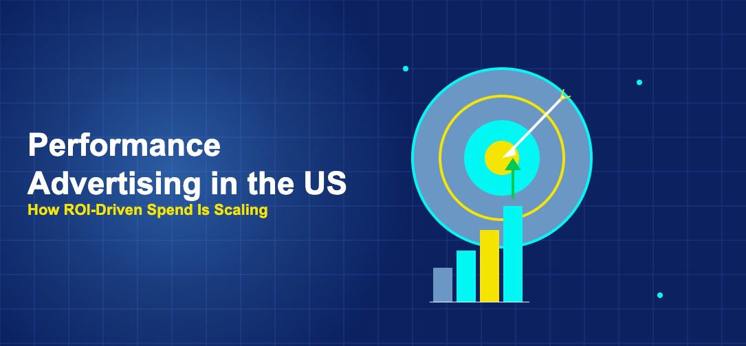Bullseye target with arrow and rising bar chart with green growth arrow