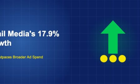 Large green upward-pointing arrow with three yellow coins at the base on a dark navy background