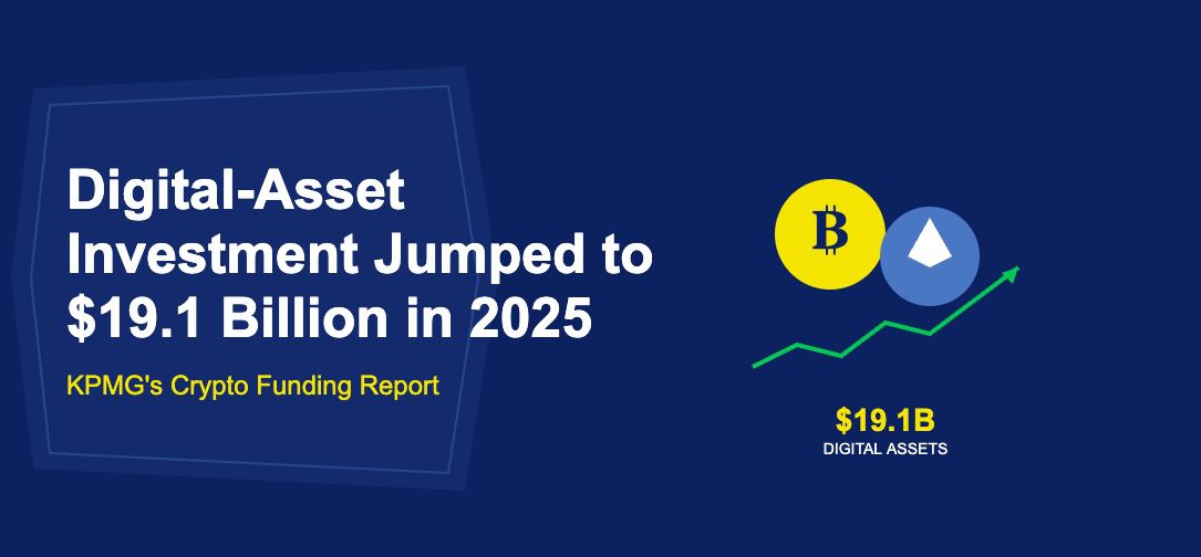 Golden Bitcoin and blue Ethereum coins with green rising investment chart line on dark blue background