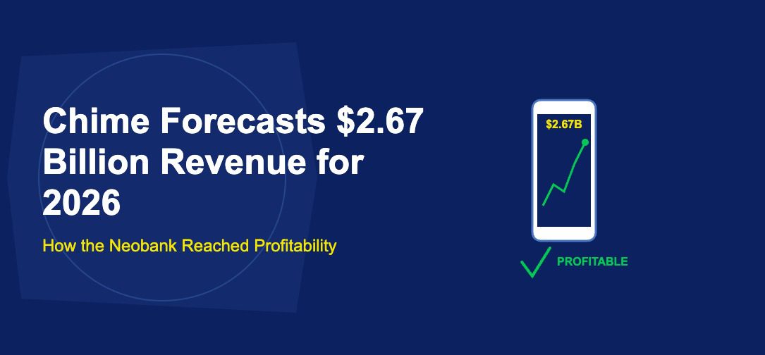 Smartphone with green profit graph on screen and profitability checkmark on dark blue background