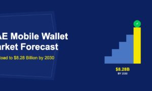 Rising staircase of colored steps leading to green target checkmark on dark blue background