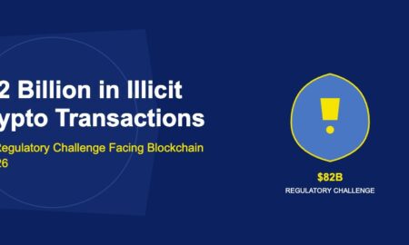 Blue shield with golden warning exclamation mark and regulatory challenge label on dark blue background