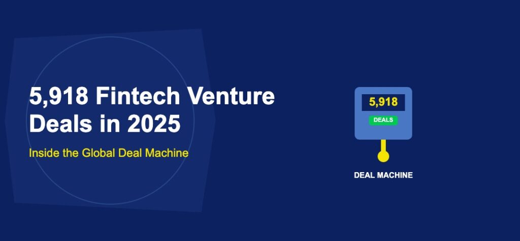 Blue rounded deal machine with digital counter showing 5918 and green deals button on dark blue background