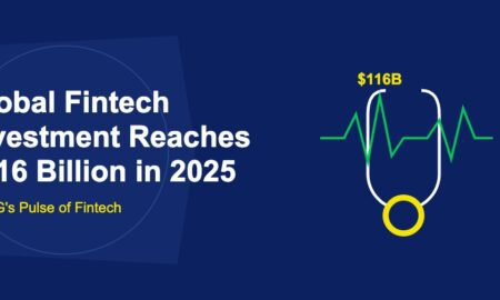 Medical stethoscope with green heartbeat pulse line and golden chest piece on dark blue background