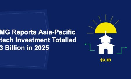 Japanese pagoda with golden rising sun rays and green circuit paths on dark blue background