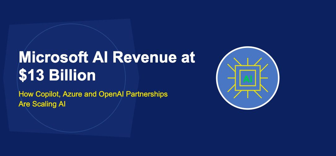 Microsoft AI Revenue at $13 Billion: How Copilot, Azure and OpenAI Partnerships Are Scaling AI - TechBullion