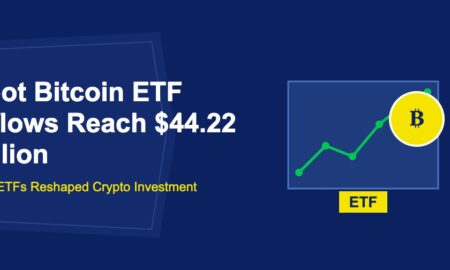 Spot Bitcoin ETF Inflows Reach $44.22 Billion: How ETFs Reshaped Crypto Investment - TechBullion