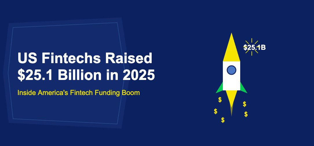 White rocket launching upward with golden flame trail and scattered dollar signs on dark blue background