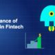 Dark blue fintech illustration with ++ icons in triangle composition