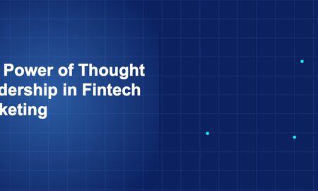 Illustration of power of thought leadership in fintech marketing