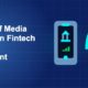 Dark blue fintech illustration with + icons in side-by-side composition