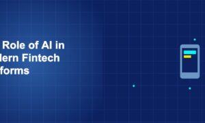 Illustration of role of ai in modern fintech platforms