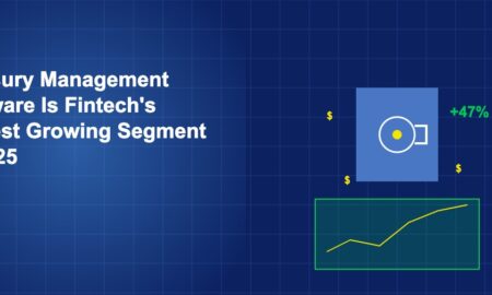 Blue vault with golden lock alongside a green dashboard with rising yellow line chart and +47% label