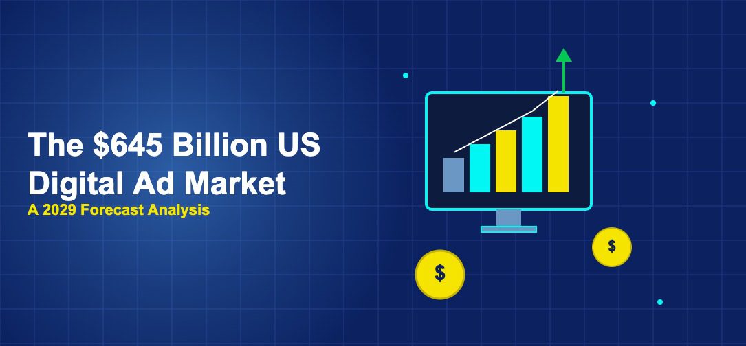 Computer monitor with rising bar chart and gold dollar coins