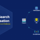 Infographic showing voice search optimisation with a central microphone icon connected to smart speakers, conversational queries, structured data, and featured snippets via circular flow arrows