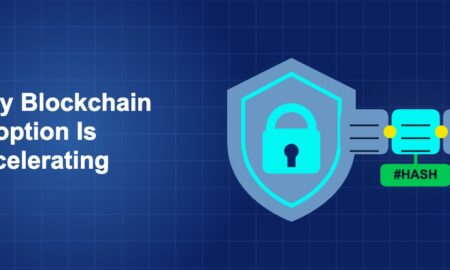 Dark blue illustration showing icon, icon in side-by-side composition