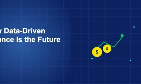 Illustration of data-driven finance is future