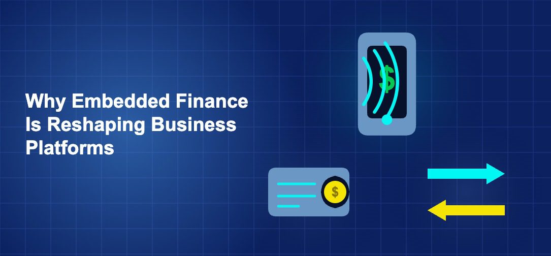 Dark blue illustration showing icon, icon, icon in triangle composition