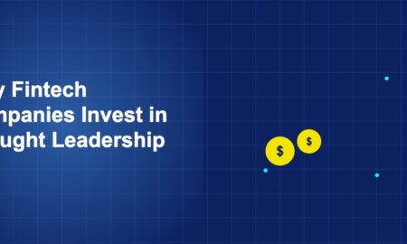 Illustration of fintech companies invest in thought leadership