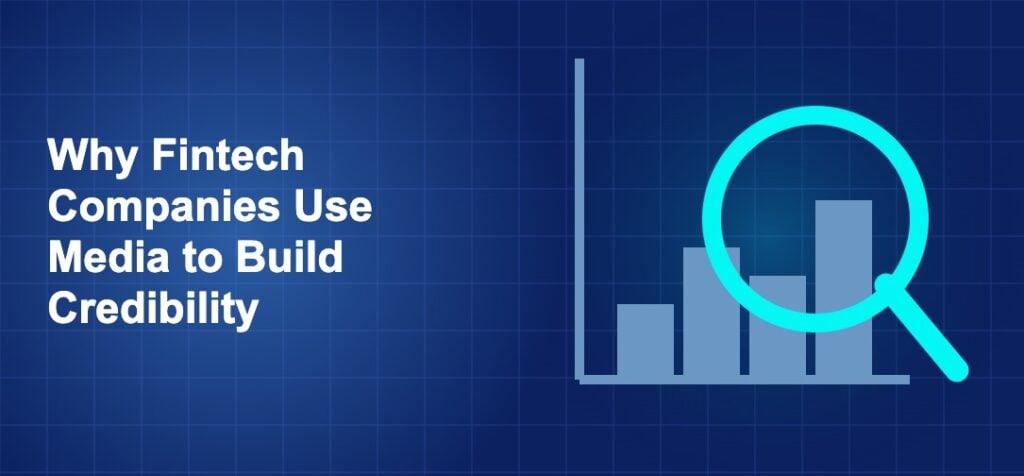 Dark blue fintech illustration with icons in solo composition