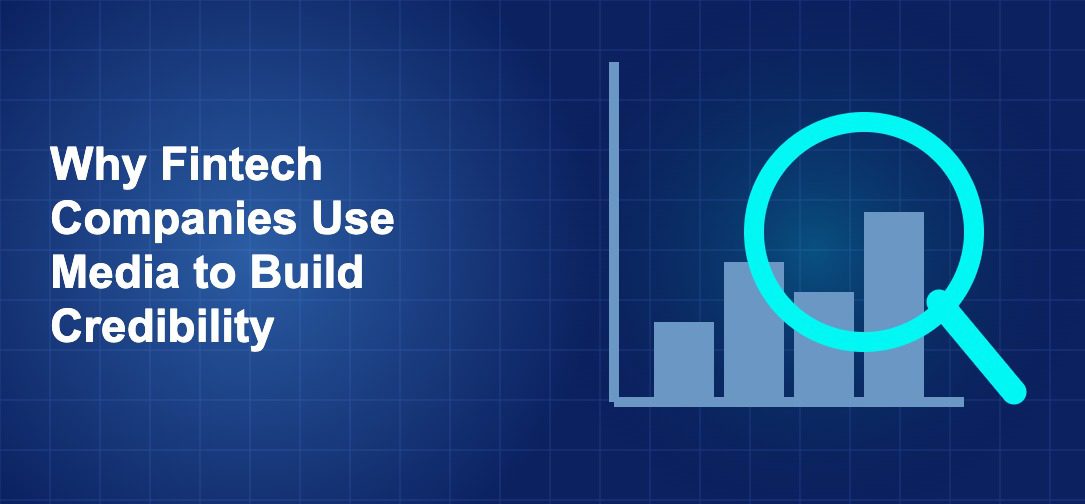 Dark blue fintech illustration with icons in solo composition