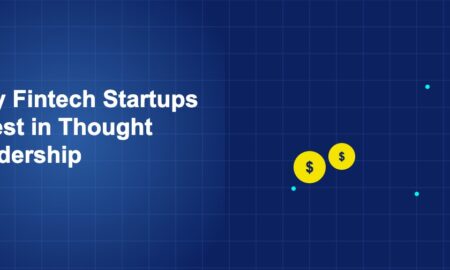 Illustration of fintech startups invest in thought leadership