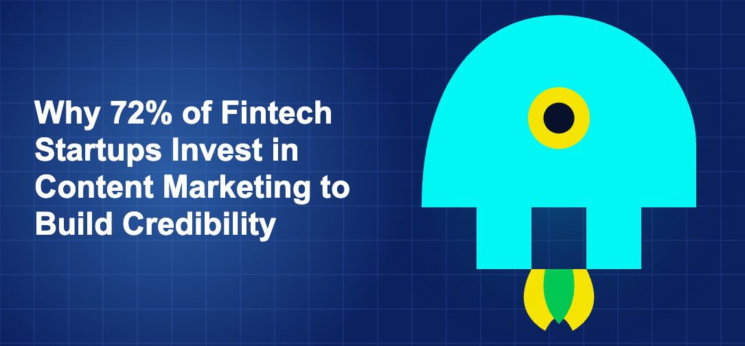 Dark blue fintech illustration with icons in solo composition