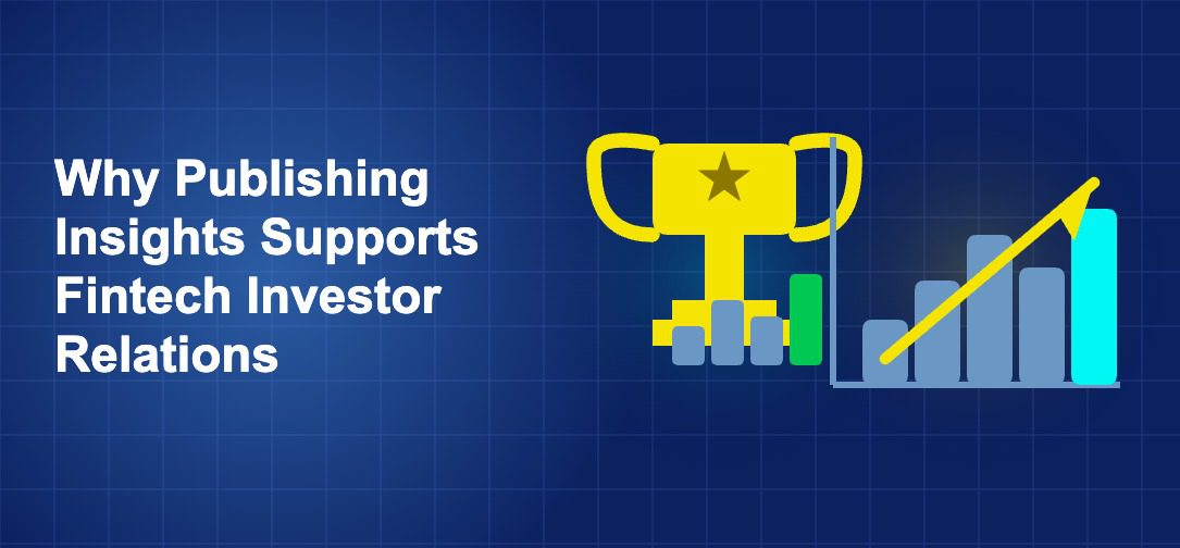 Dark blue fintech illustration with + icons in side-by-side composition