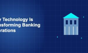 Illustration of technology is transforming banking operations