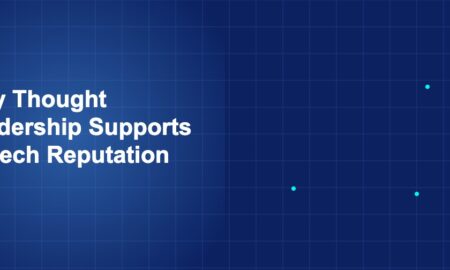 Illustration of thought leadership supports fintech reputation