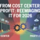 IT transformation from cost center to profit engine using cloud computing, AI, and data analytics