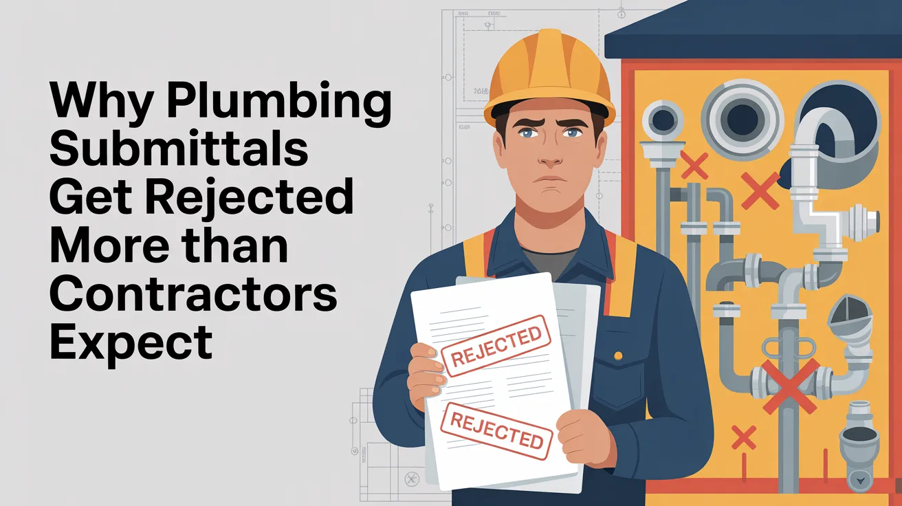 Why Plumbing Submittals Get Rejected More Than Contractors Expect