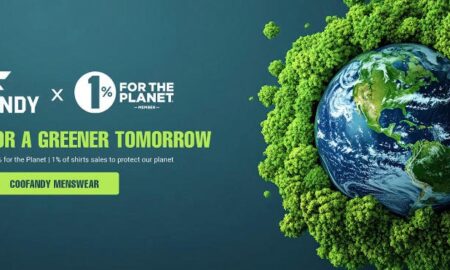 COOFANDY Joins 1% for the Planet, Pledging 1% of Shirts Sales to Environmental Causes