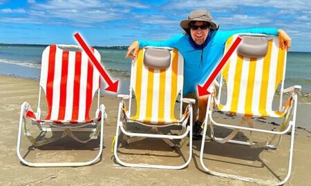 Seaside Luxury with a Stable Tall Beach Chair