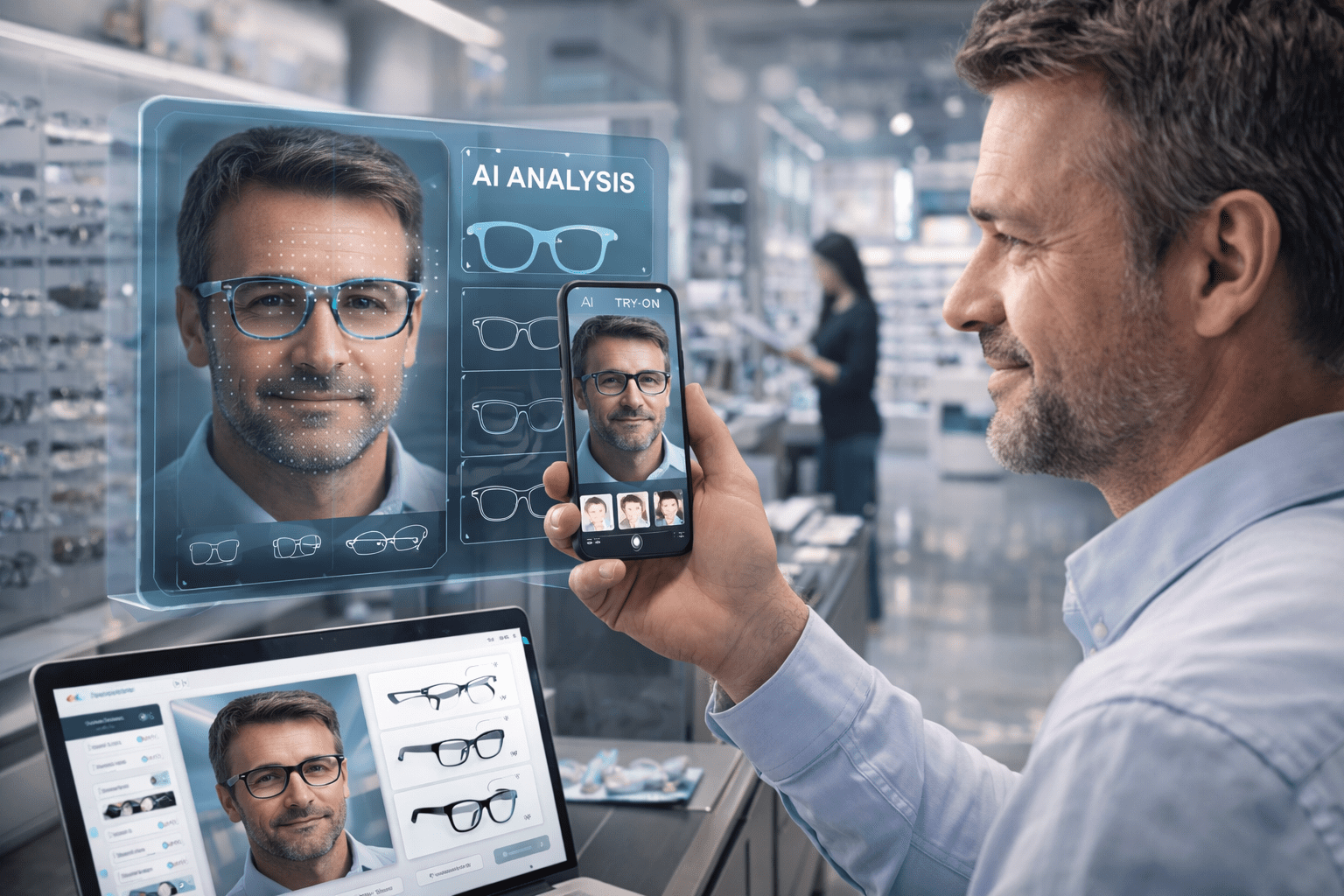 How AI and Virtual Try-On Tech are Disrupting the Traditional Eyewear Industry