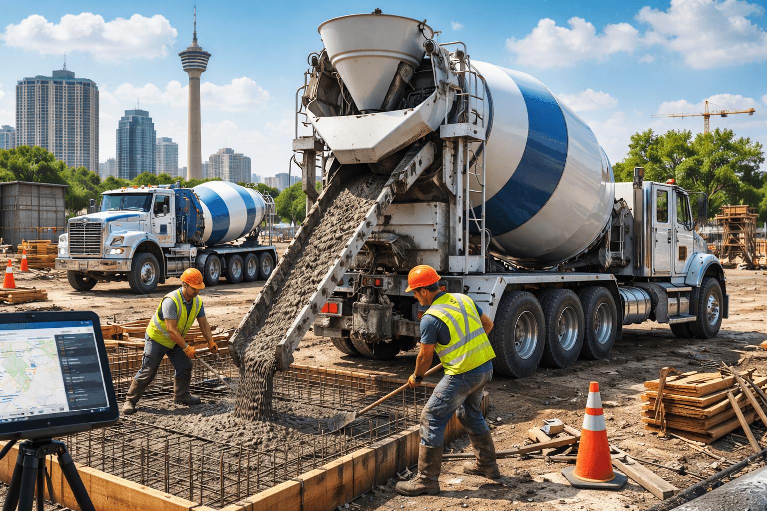 Kuidas tehnoloogia muudab valmisbetooni tarnimist San Antonio linnas