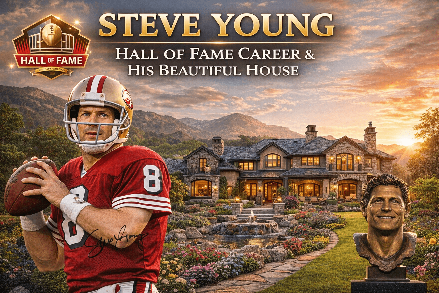 Steve Young: Hall of Fame Career & His Beautiful House