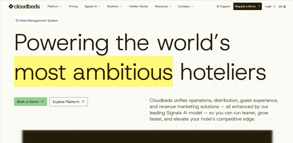 Cloudbeds - Unified Hospitality Platform