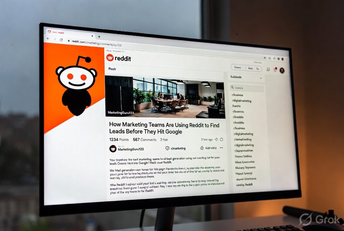 How Marketing Teams Are Using Reddit to Find Leads Before They Hit Google