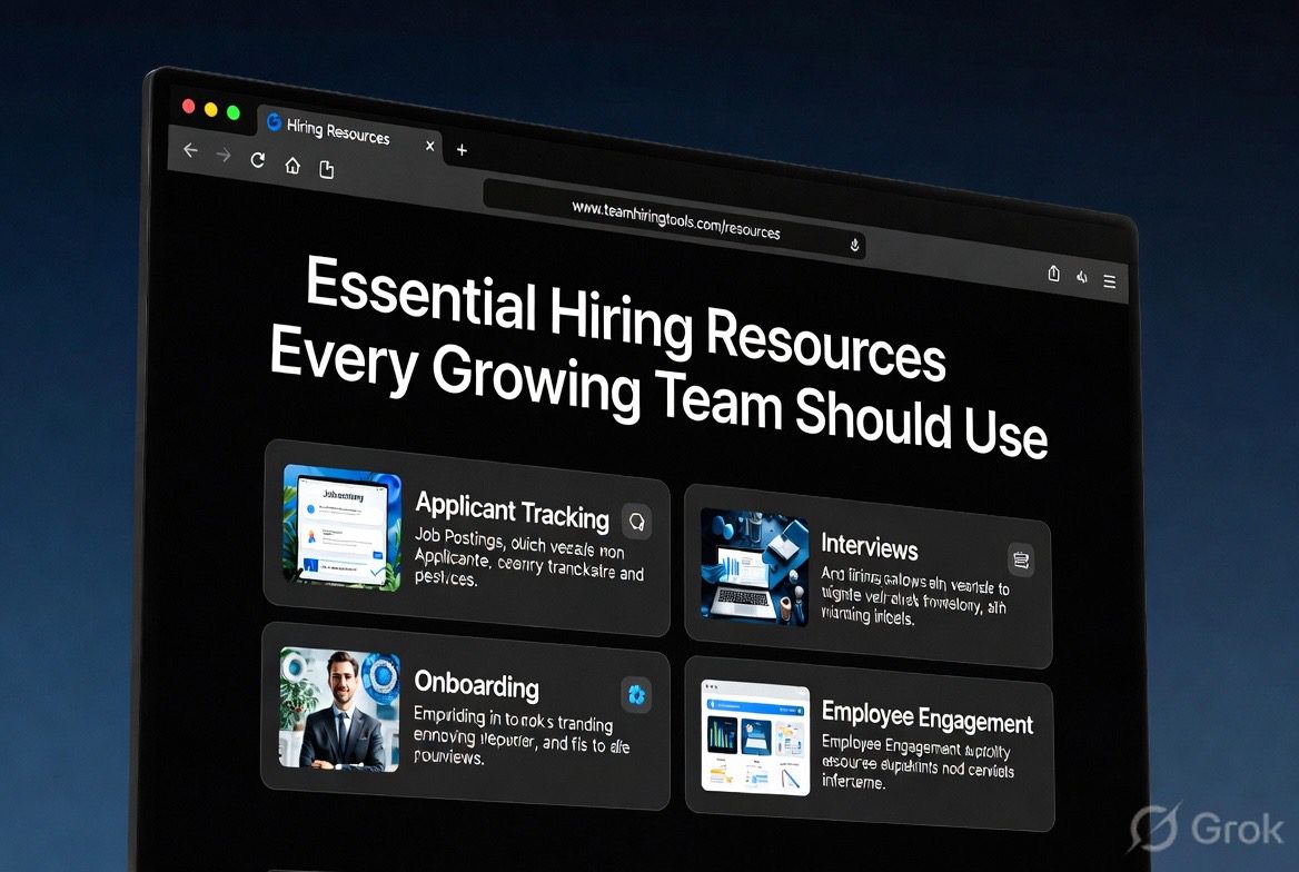 Essential Hiring Resources Every Growing Team Should Use