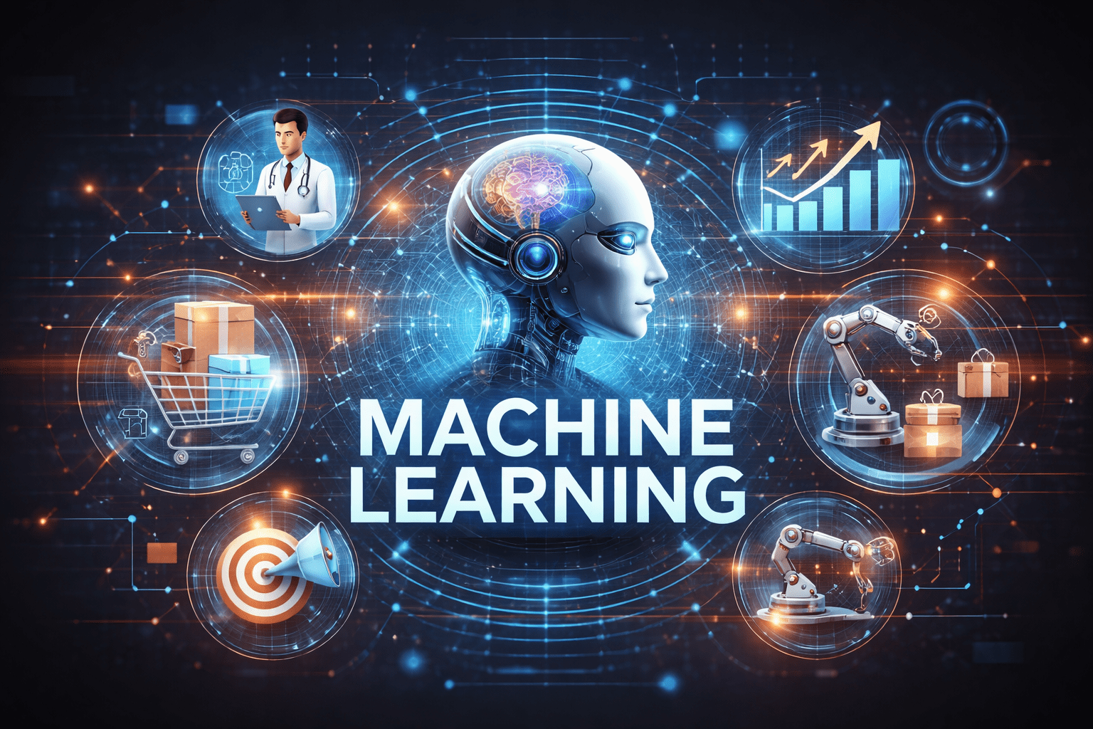 Machine Learning in industries is transforming healthcare, finance, retail, and more