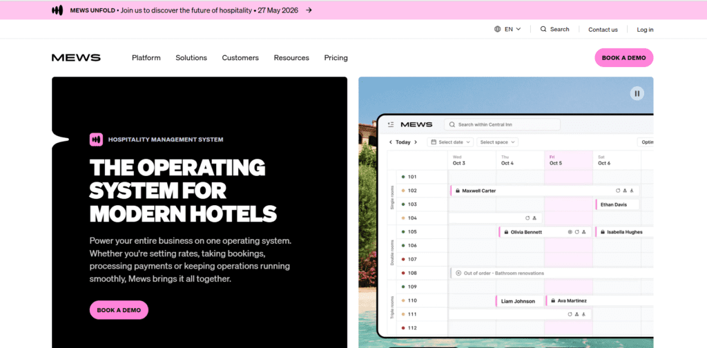 Mews - Cloud-Native Hospitality Platform