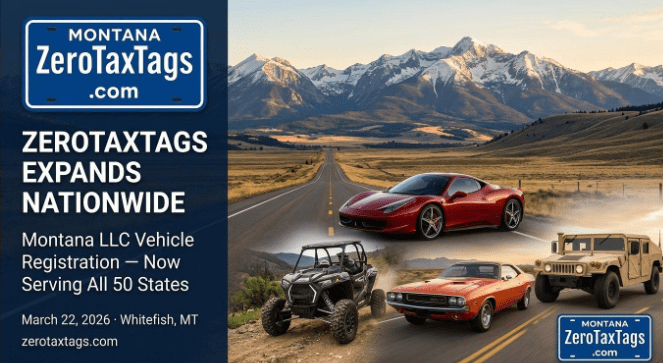 ZeroTaxTags Expands Nationwide Operations to Meet Growing Vehicle Registration Demand