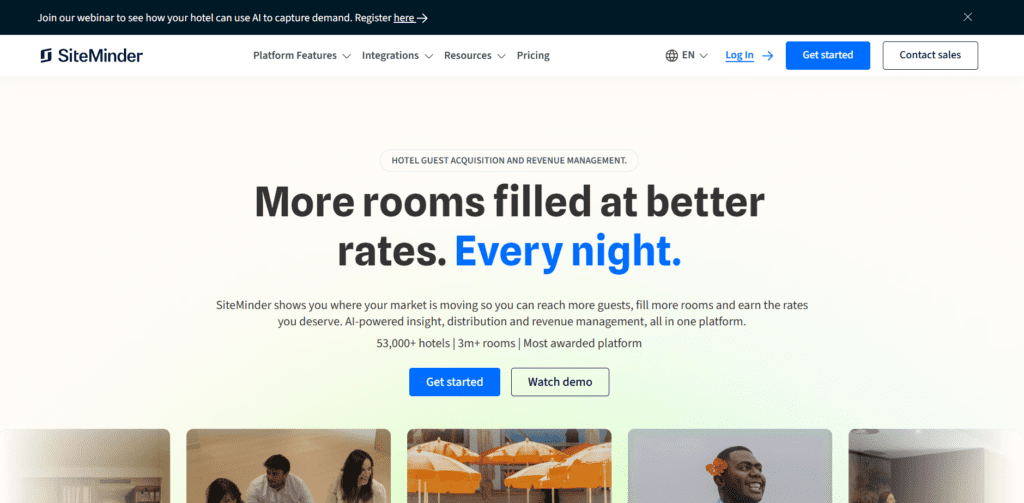SiteMinder - Distribution And Revenue Connectivity